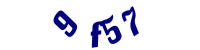 Blue Captcha Image
